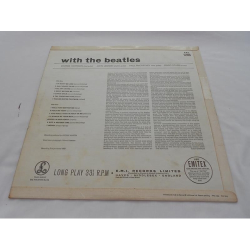 471 - The Beatles – With the Beatles. UK record LP PMC 1206 XEX 447-7N and 448-7N EX+