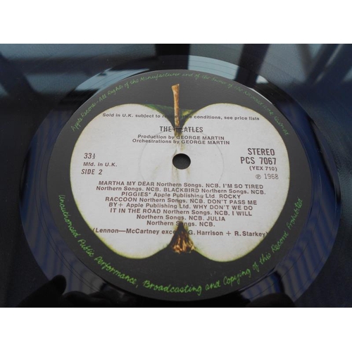 479 - The Beatles - White Album UK 1st press PCS 7067/8 No 0491912 XEX 709-1 - 1 - 1 - 1 Crossover copy. V... 