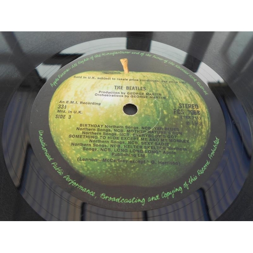 479 - The Beatles - White Album UK 1st press PCS 7067/8 No 0491912 XEX 709-1 - 1 - 1 - 1 Crossover copy. V... 