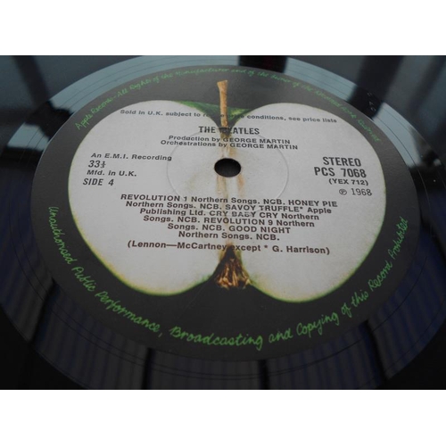 479 - The Beatles - White Album UK 1st press PCS 7067/8 No 0491912 XEX 709-1 - 1 - 1 - 1 Crossover copy. V... 