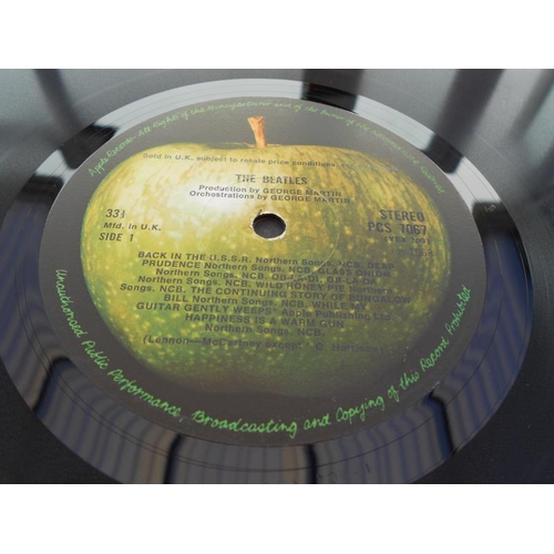 479 - The Beatles - White Album UK 1st press PCS 7067/8 No 0491912 XEX 709-1 - 1 - 1 - 1 Crossover copy. V... 