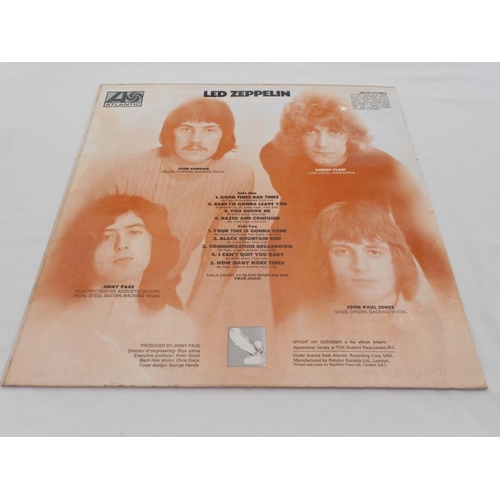 487 - Led Zeppelin – Led Zeppelin UK LP 1969  record 588171 A-1 and B-1 EX