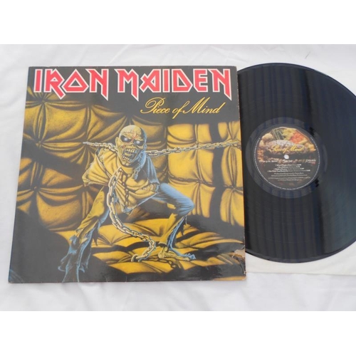 535 - Iron Maiden  and AC-DC Collection of 4LP’s and 12” 45 EX - VG+