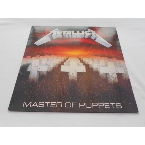 536 - Metallica – Master of Puppets. UK record LP MFN 60 A-3 and B-3 NM