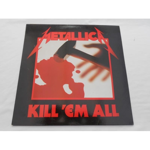 538 - Metallica - Kill ‘em all French record LP MFN 7 7B1 and 7A1 NM