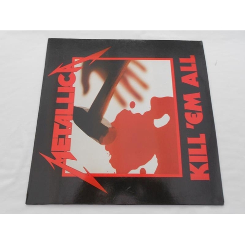 538 - Metallica - Kill ‘em all French record LP MFN 7 7B1 and 7A1 NM