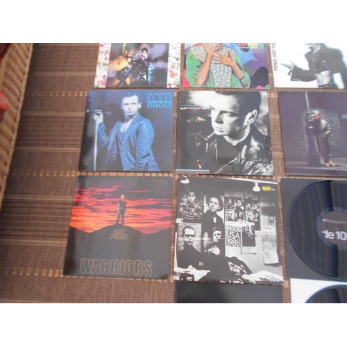 645 - Collection Prince, Numan Clash, and Depecho Mode of 15 LP’s and 12” 45s Depeche Mode Strumm 101 Clas... 