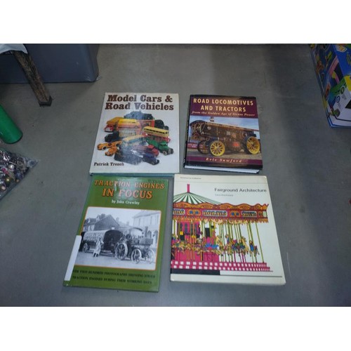 1179 - A good lot of reference books on steam engines, fairs, tractor engines etc.