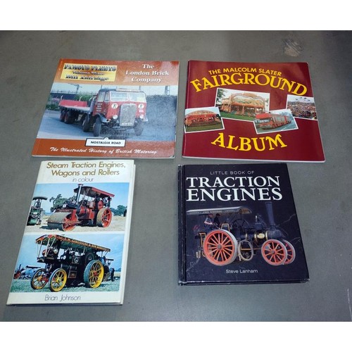 1179 - A good lot of reference books on steam engines, fairs, tractor engines etc.