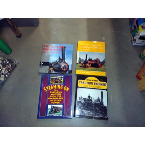 1179 - A good lot of reference books on steam engines, fairs, tractor engines etc.