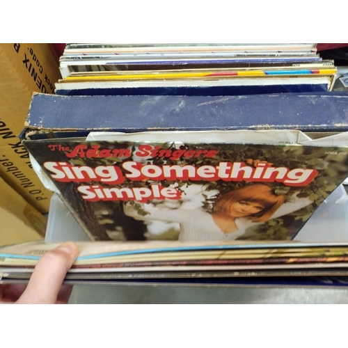 22 - A quantity of LP records including Abba, Orchestral & Bing Crosby etc.