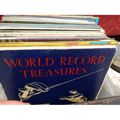 22 - A quantity of LP records including Abba, Orchestral & Bing Crosby etc.