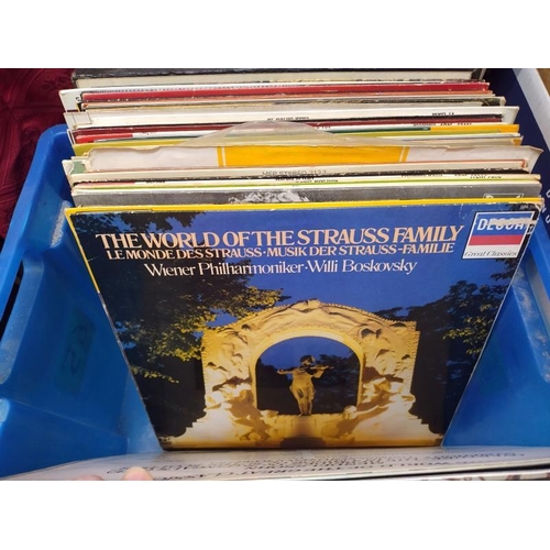 38 - A quantity of LP records including Strauss, Brahms & Mozart etc.