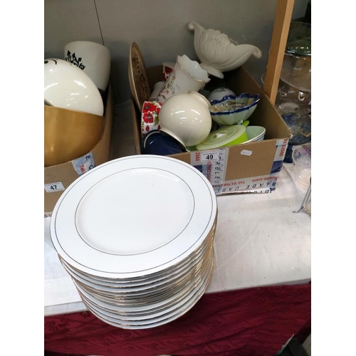 49 - A quantity of mixed china