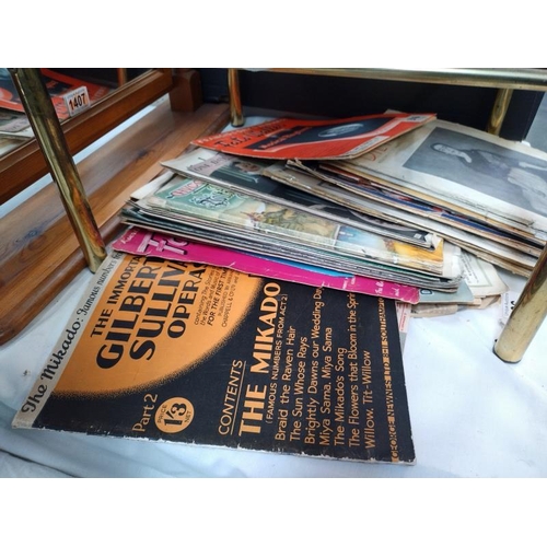 66 - A good lot of sheet music including Mikado