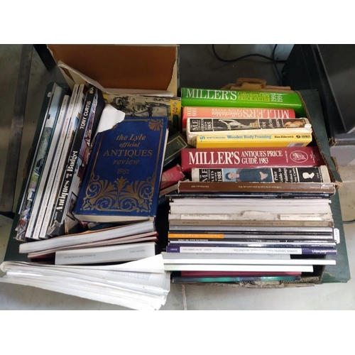 68 - A box of Antiques price guides, Sotheby catalogues etc.