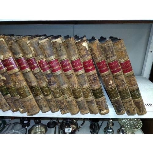 1117 - 18 volumes of the English encyclopaedia A/F COLLECT ONLY