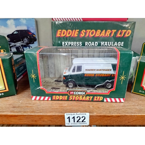 1122 - 11 Atlas editions & Corgi Die cast Eddie Stobart models