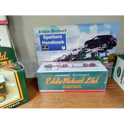 1122 - 11 Atlas editions & Corgi Die cast Eddie Stobart models