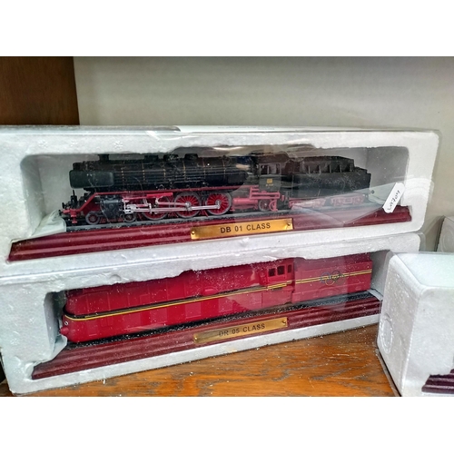 1125 - A selection of Atlas editions locomotive legends model trains