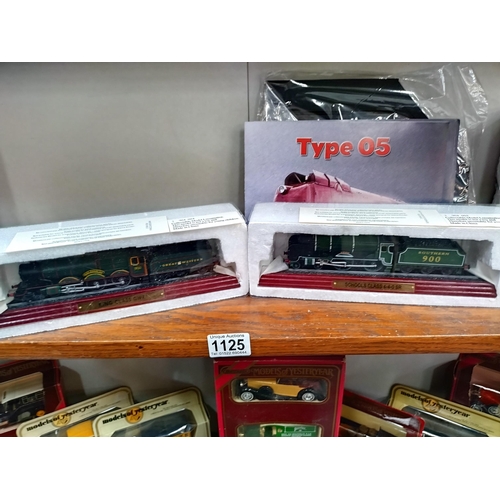 1125 - A selection of Atlas editions locomotive legends model trains