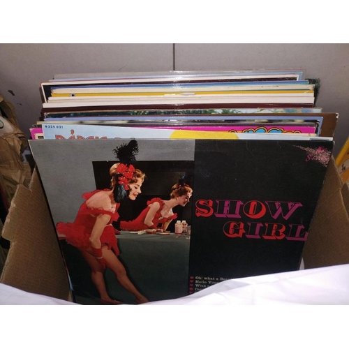 224 - A quantity of 70's - 80's LP's including Blondie and Kylie, etc