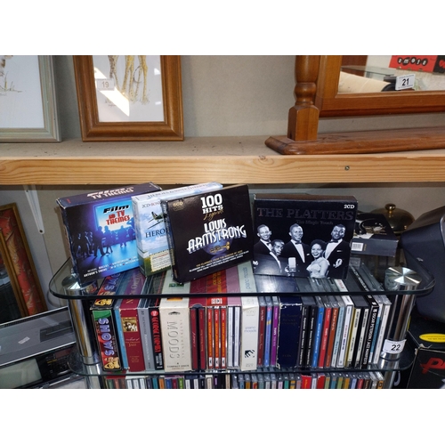 22 - A large selection of music cd's