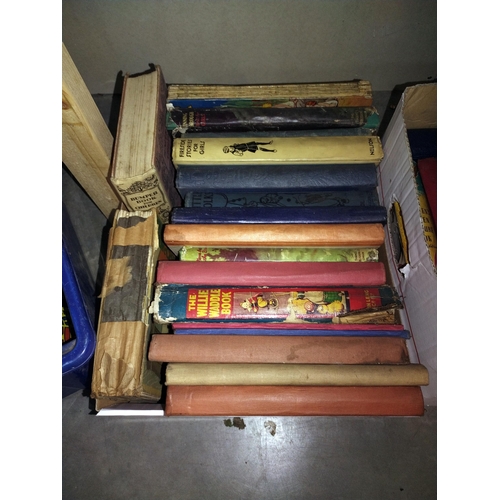 24 - 3 boxes of children's books and annuals 1930's onwards