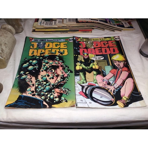 41 - A quantity of comics, Judge Dredd and 2000AD