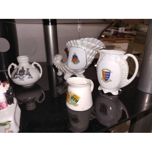 43 - A quantity of crested china including fairing etc