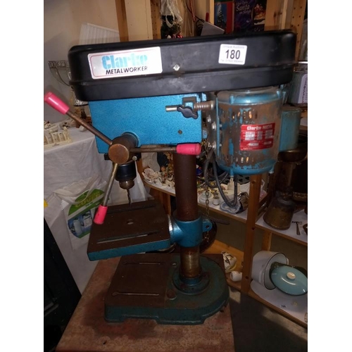 180 - A pedestal drill on stand