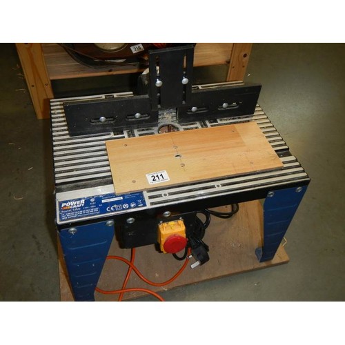 211 - A Power craft table router,