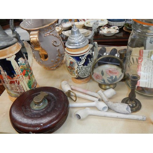 354 - A mixed lot of household items including kilner jar, COLLECT ONLY.