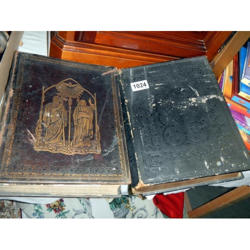 1024 - 2 antique Bibles