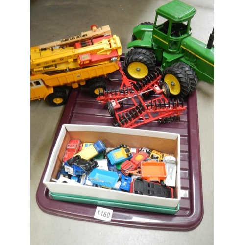 1160 - A plastic crate of collectors toys