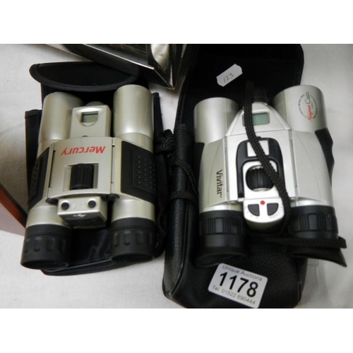 1178 - 2 pairs of binoculars Vivitar & Mercury