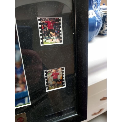 1248 - A collection of framed footballer pictures