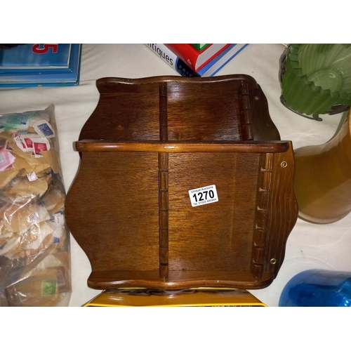 1270 - A collection of silver plate collectors spoons and 3 display racks