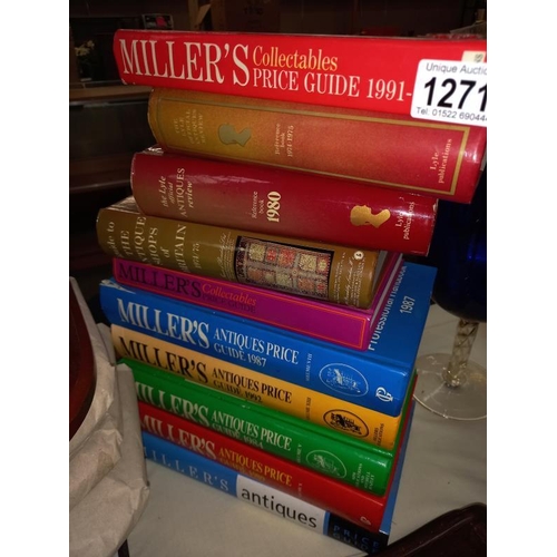 1271 - 10 antique reference books