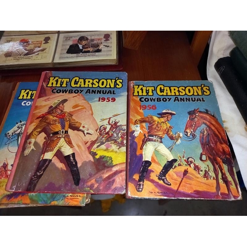 1276 - A quantity of Kit Carson's cowboy annuals, 1956-57-58-59-60