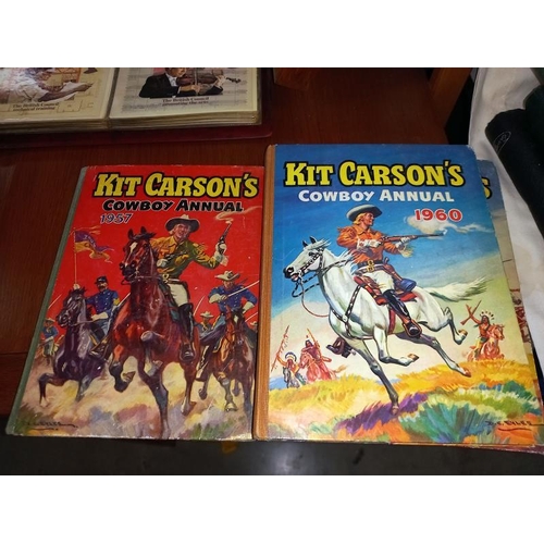 1276 - A quantity of Kit Carson's cowboy annuals, 1956-57-58-59-60