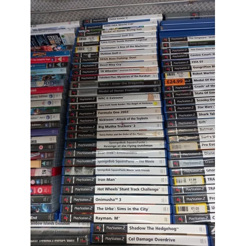 107 - A case of PS2,3 & 4 games COLLECT ONLY