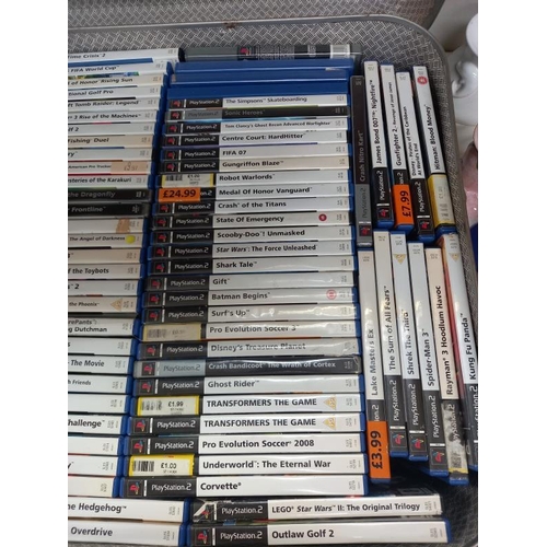 107 - A case of PS2,3 & 4 games COLLECT ONLY