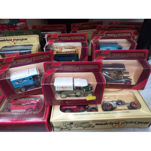 122 - A collection of boxes Diecast cars including Matchbox Yesteryear