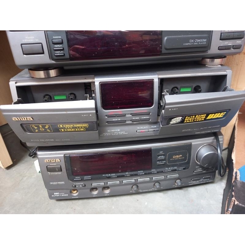 129 - 4 AIWA players, record, disk video etc., COLLECT ONLY.