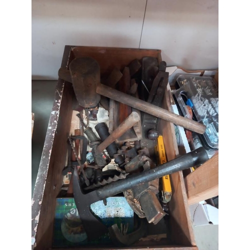 148 - 2 boxes of tools and accessories COLLECT ONLY