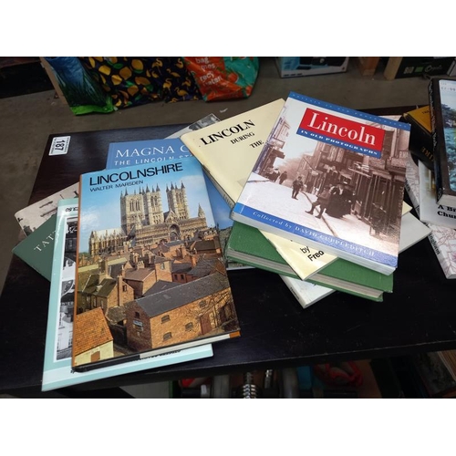 186 - A collection of books about Lincoln and Lincolnshire