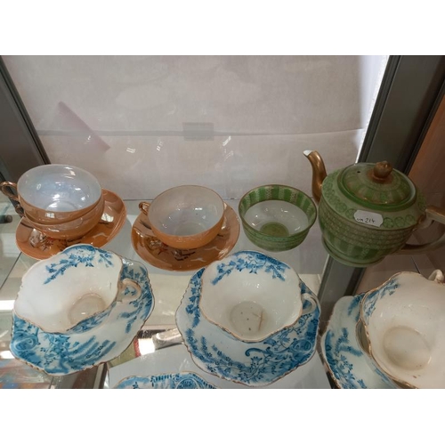 223 - A collection of The Brook pattern (some of) tea ware and china and other china etc