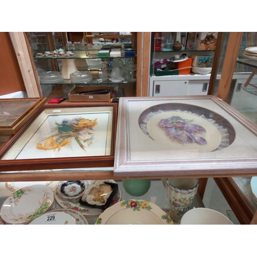 228 - A quantity of 3D relief framed & glazed pictures