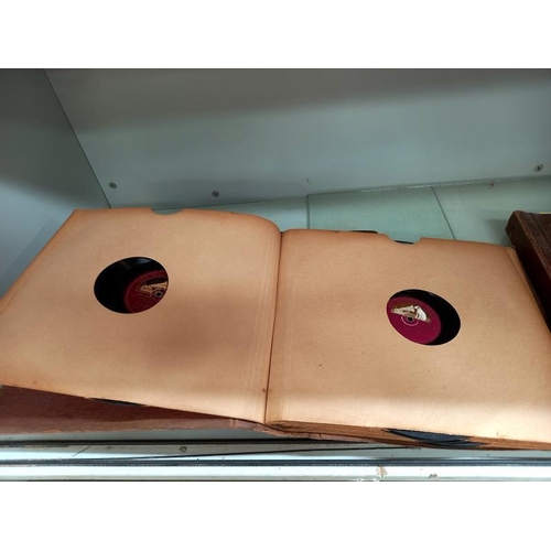 232 - Four albums of 78 rpm records.